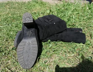 Полусапожки женские, чёрные