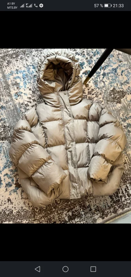 Пуховик 48-54р оверсайз