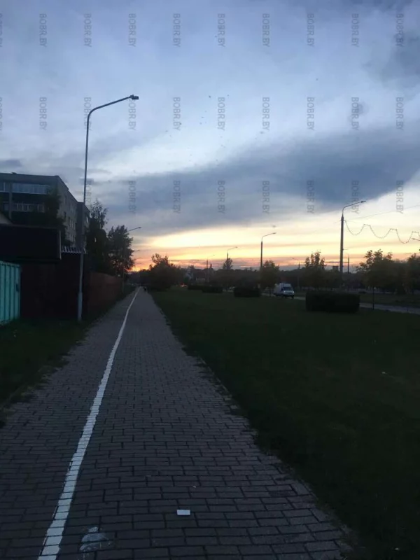 Закат в городе!
