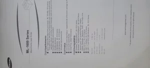 Лазерный принтер SAMSUNG ML-1615