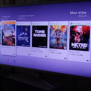Xbox 360E 500GB 32 игры