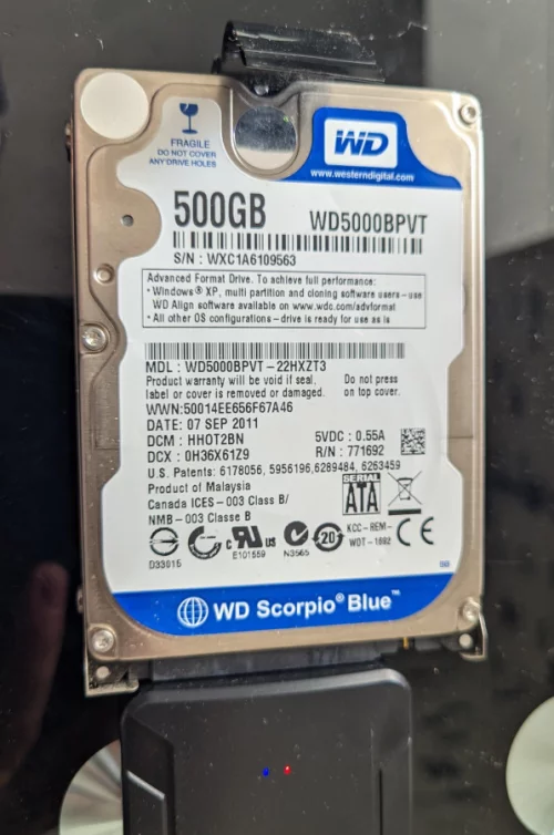 Жесткий диск для ноутбуки или ПК 500GB
