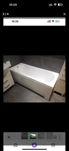 Панель для ванны новая Bonito home 170 см