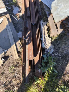 Стеллажи, лист, трубы б/у