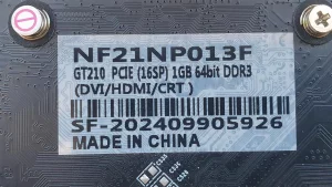 Видеокарта GT 210 1Гб