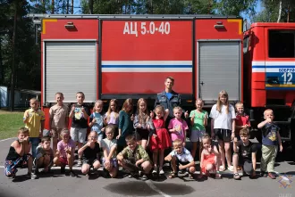 В лагере «Бобрёнок-2010» прошла акция «Безопасные каникулы»