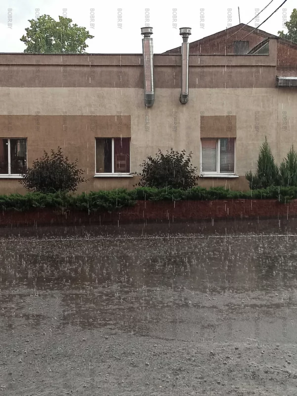 Долгожданный дождь в городе