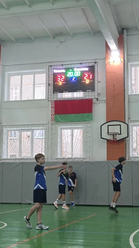 Чемпионат по гандболу ZubrCup в Бобруйске, играют Копыль - Ошмяны.