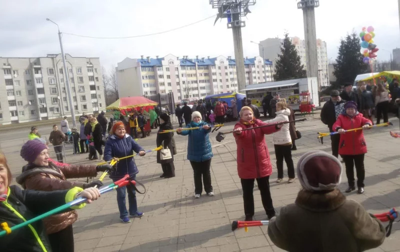 Пенсионеры Первомайского района приняли участие в Масленице