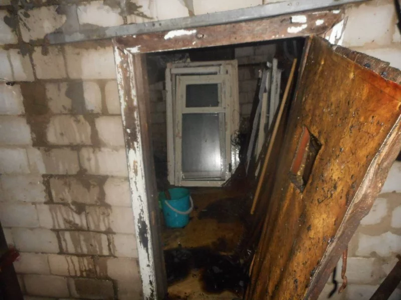 Пожар в деревне Подъясенка