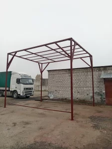 Навес под фуру 4.500ширина 6.000длинна 4.500высота