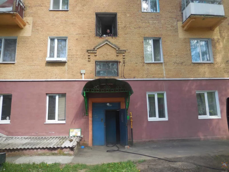 На пожаре в Бобруйске пострадал ребенок
