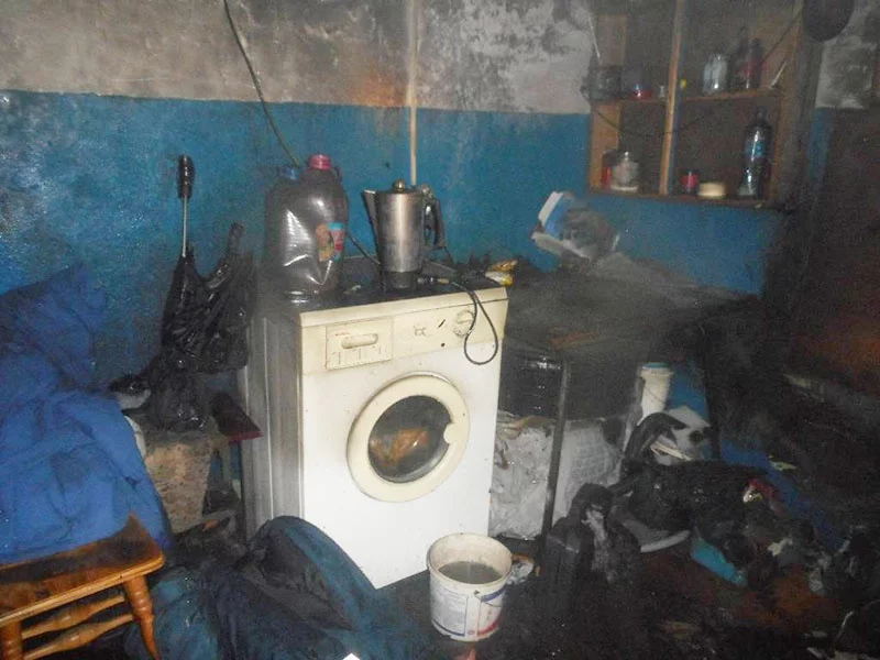 Пожар в гараже по улице Рокоссовского