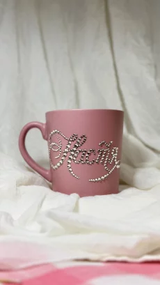 Кружечки подарочные инкрустированыые стразами