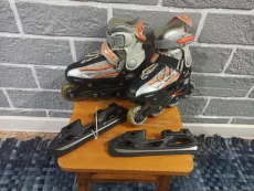 Детский самокат, ролики, ролики-коньки