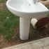 Раковина с пьедесталом и смесителем