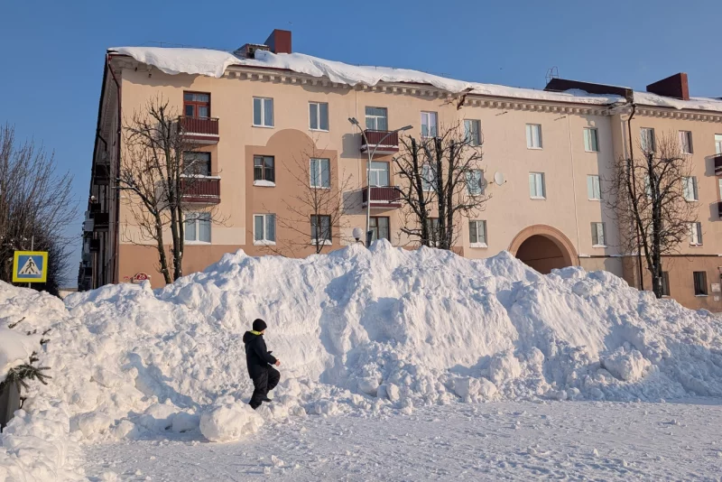 15 января в Бобруйске зафиксирована температура -26.6°C