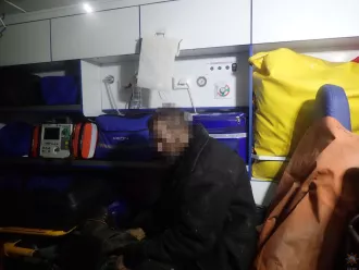 МЧС спасло бобруйчанина из горящей пристройки на улице Жлобинской