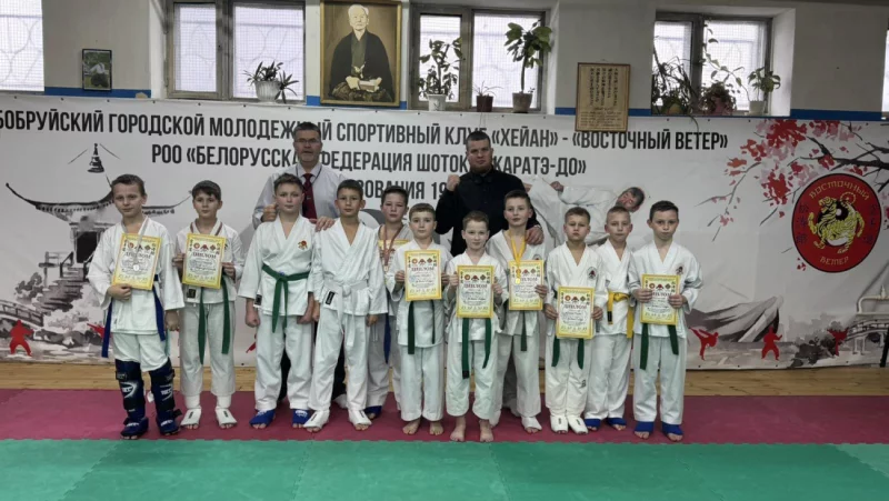 «Дерзкий новичок»: впечатляющее шоу юных каратистов в Бобруйске