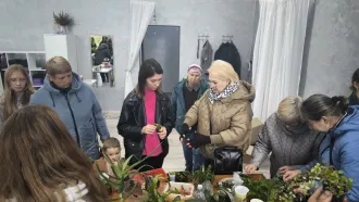 В Бобруйске прошёл очередной обмен растениями