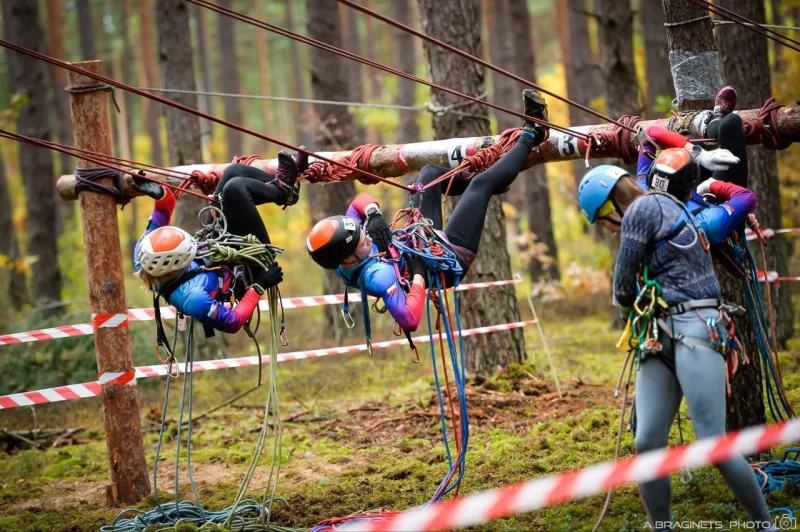 Соревнования по туристско-прикладному многоборью на Белом берегу