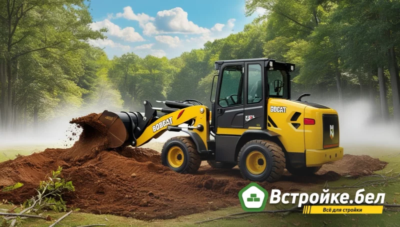 Применение мини-погрузчика