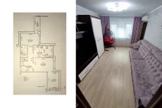 3-комн. квартира с инновационной планировкой по ул.Рокоссовсксого 40
