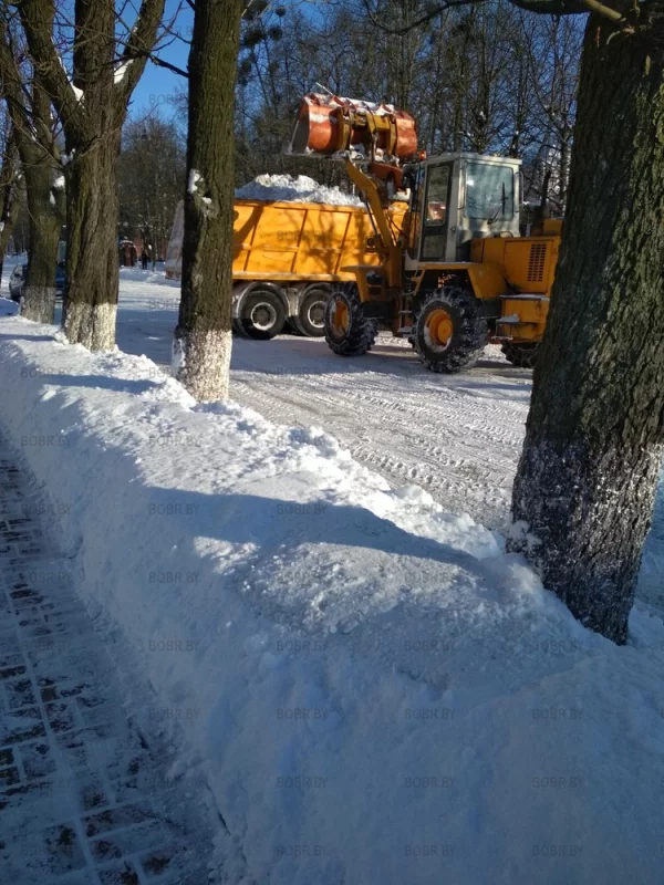 Заготовка снега на следующий год!