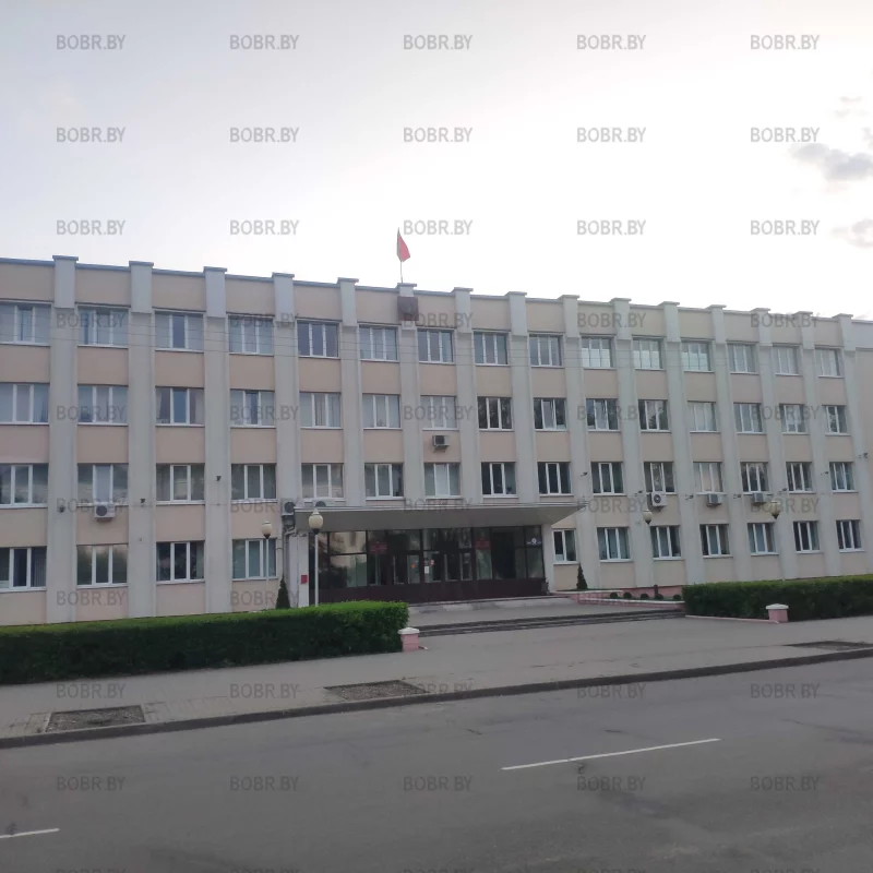 А когда-то, перед зданием райисполкома росли деревья, о чём свидетельствует пустые клумбы для деревьев. К