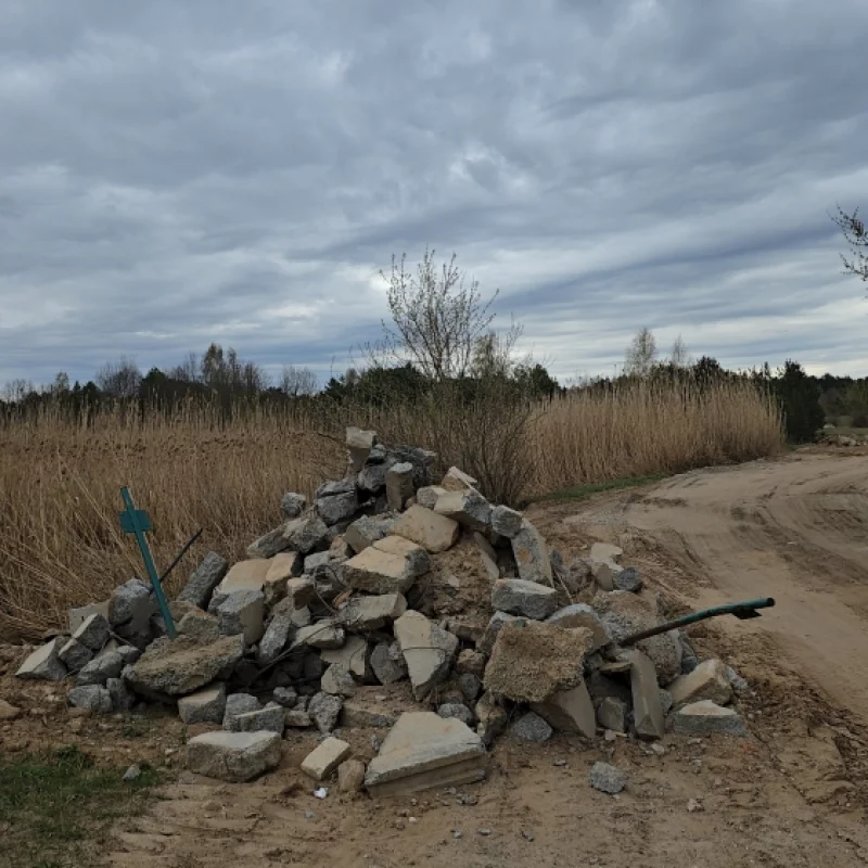 Интересно, Неужели в нашей стране разрешили выбрасывать строительный мусор с арматурой вдоль дорог?
