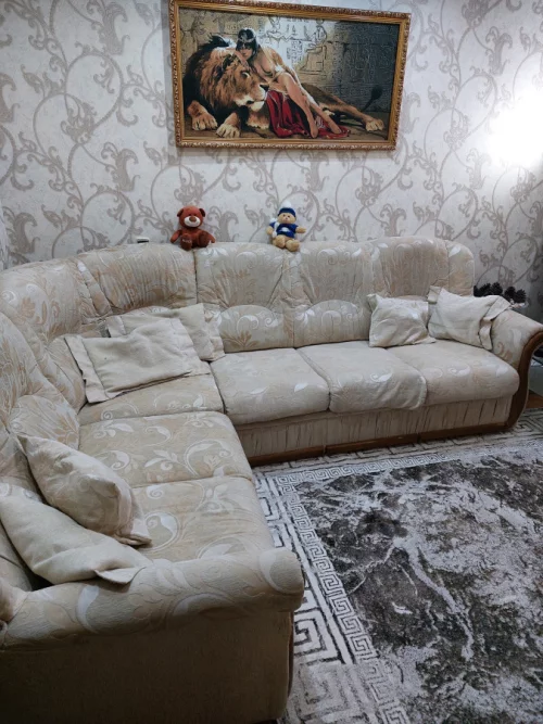 Угловой диван с креслом