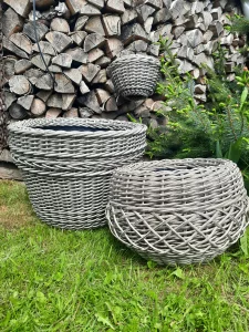 Кашпо из ротанга, цветочный горшок