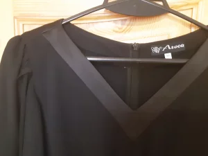 Платье черного цвета размер 48