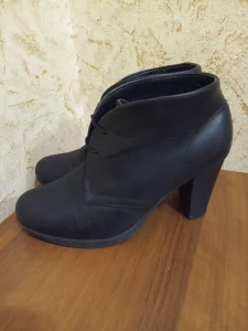 Ботинки, ботильоны, кожа, р.36