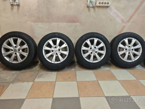 Комплект литых дисков R15 на зиме peugeot/citroen