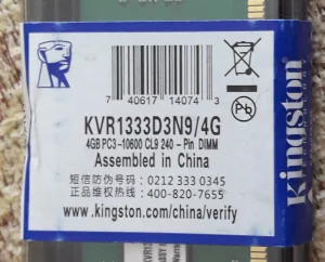 Память Kingston DDR3 4gb