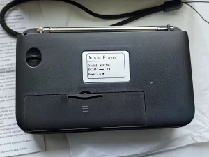 Портативное FM радио (BT MP3 USB MicroSD запись фонарик)
