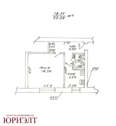 1-комнатная квартира по ул. Интернациональная, Бобруйск