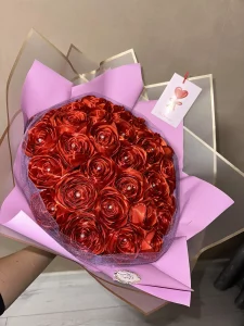 Букеты из бабочек и атласных лент