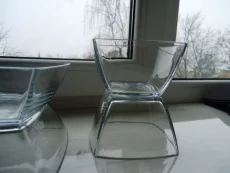 Салатницы, формы стекланные Pasabahce, 4 шт., новые