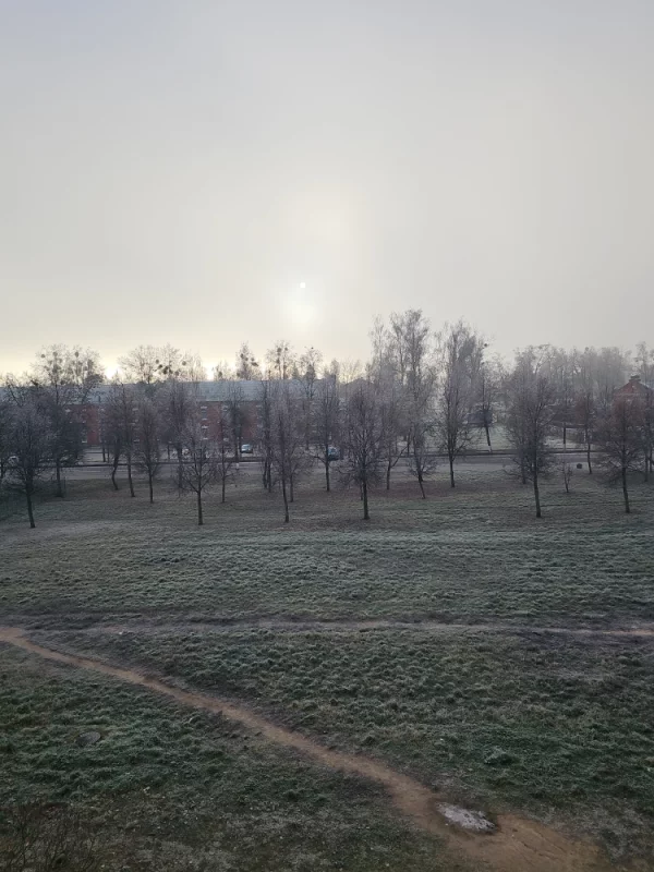 Зимнее солнце в Бобруйске