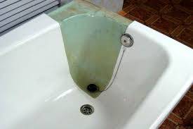 реставрация эмали ванн жидким акрилом (наливная ванна