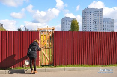 Парк молодежи: что за изгородью?
