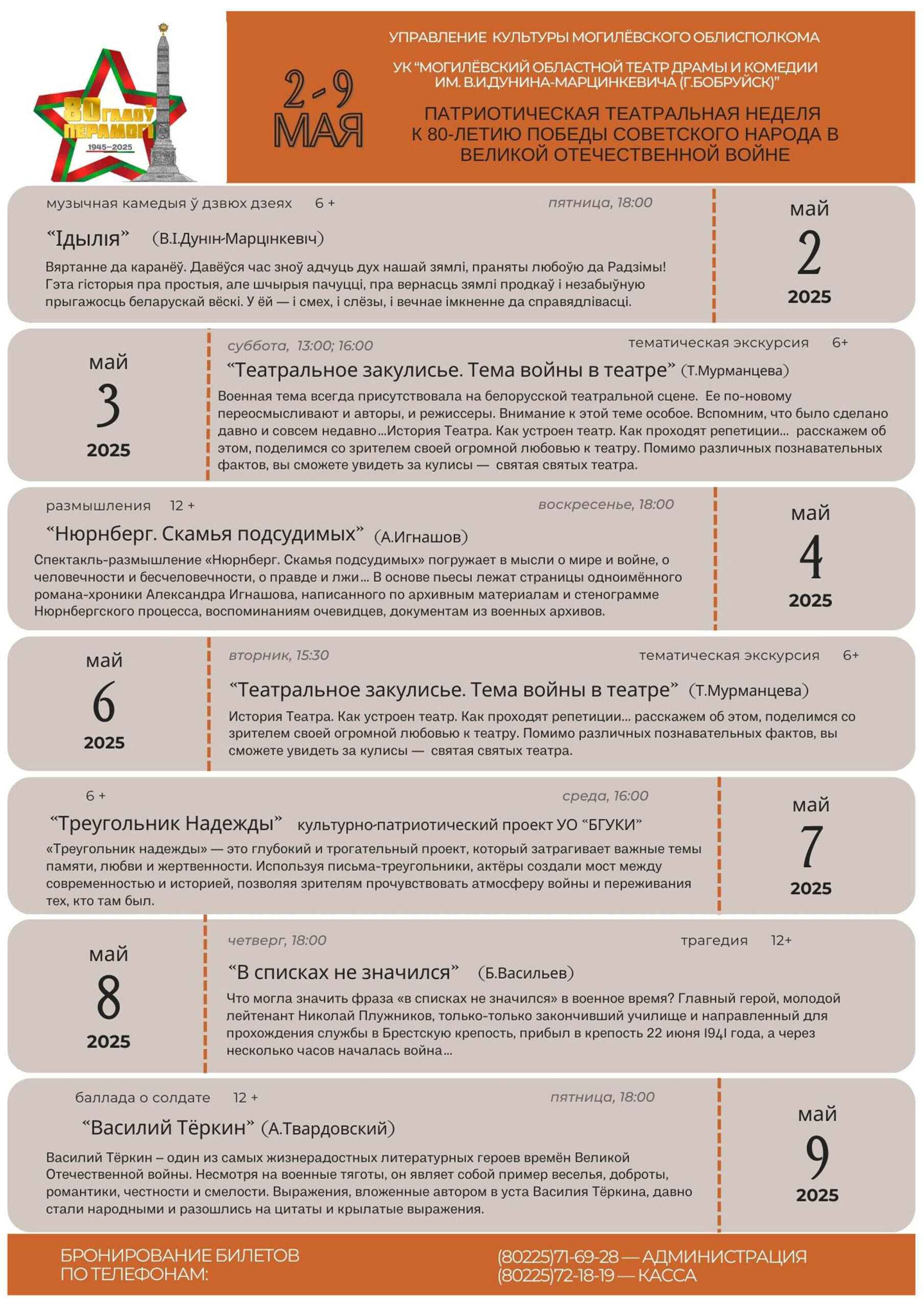Патриотическая театральная неделя