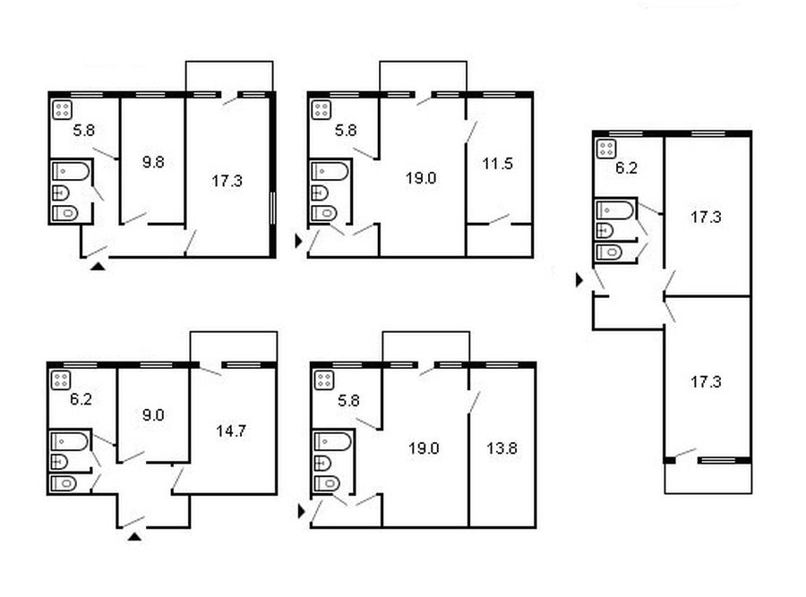 Куплю 1-2-комнатную квартиру (хрущёвку, брежневку) в центре