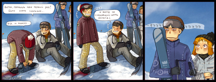 Анекдоты про лыжников и сноубордистов